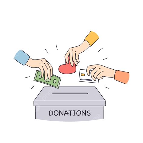 donating to charity clipart|Explore 232+ Free Donate Illustrations: Download Now .